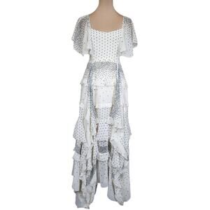 Free People Paqueta Island Dotted Ruffled Tiered Dress